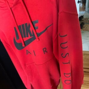 Nike Men's Bold Red Air Hoodie